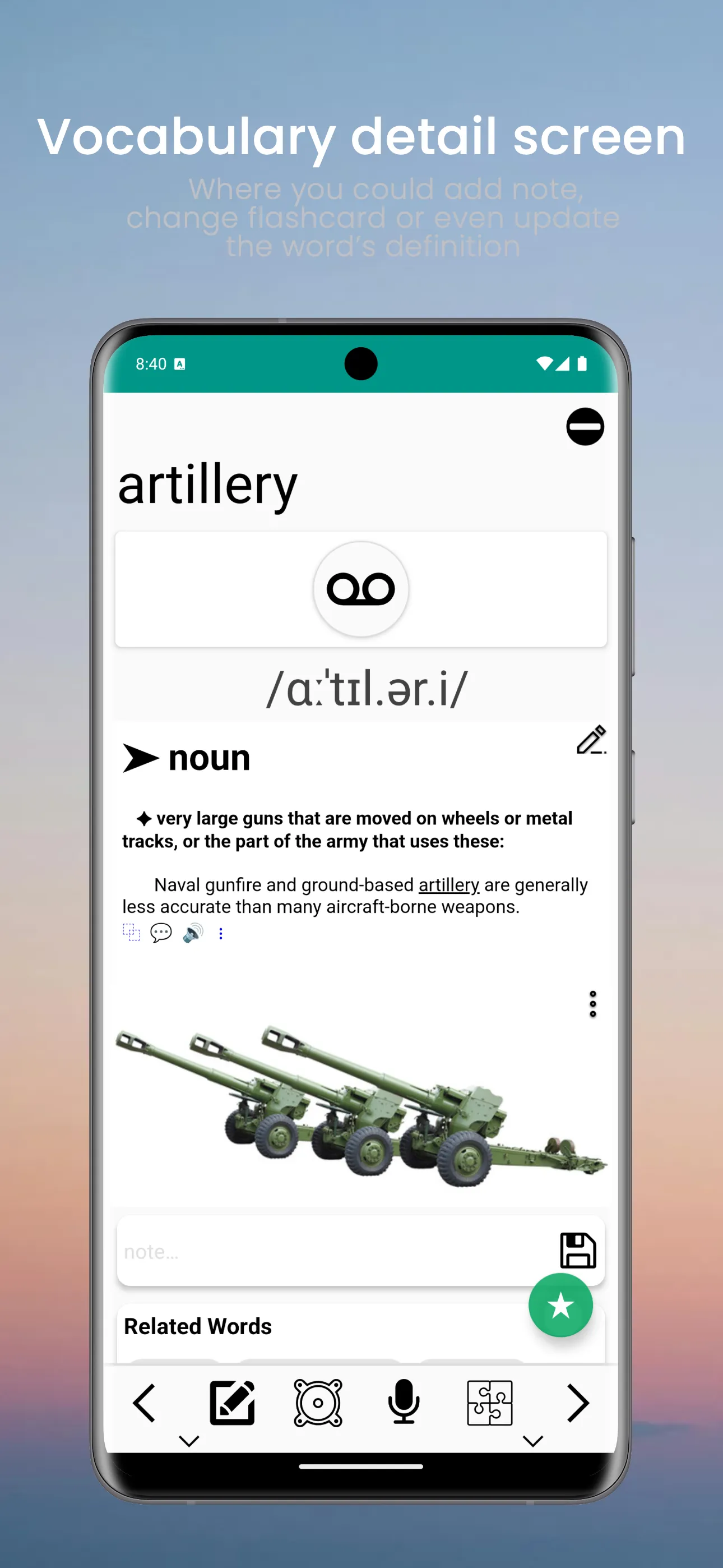 TOEFL Vocabulary | Indus Appstore | Screenshot