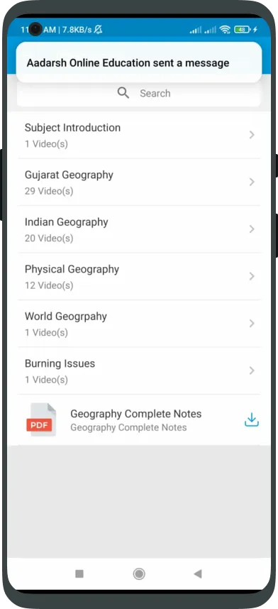 AADARSH ONLINE EDUCATION | Indus Appstore | Screenshot