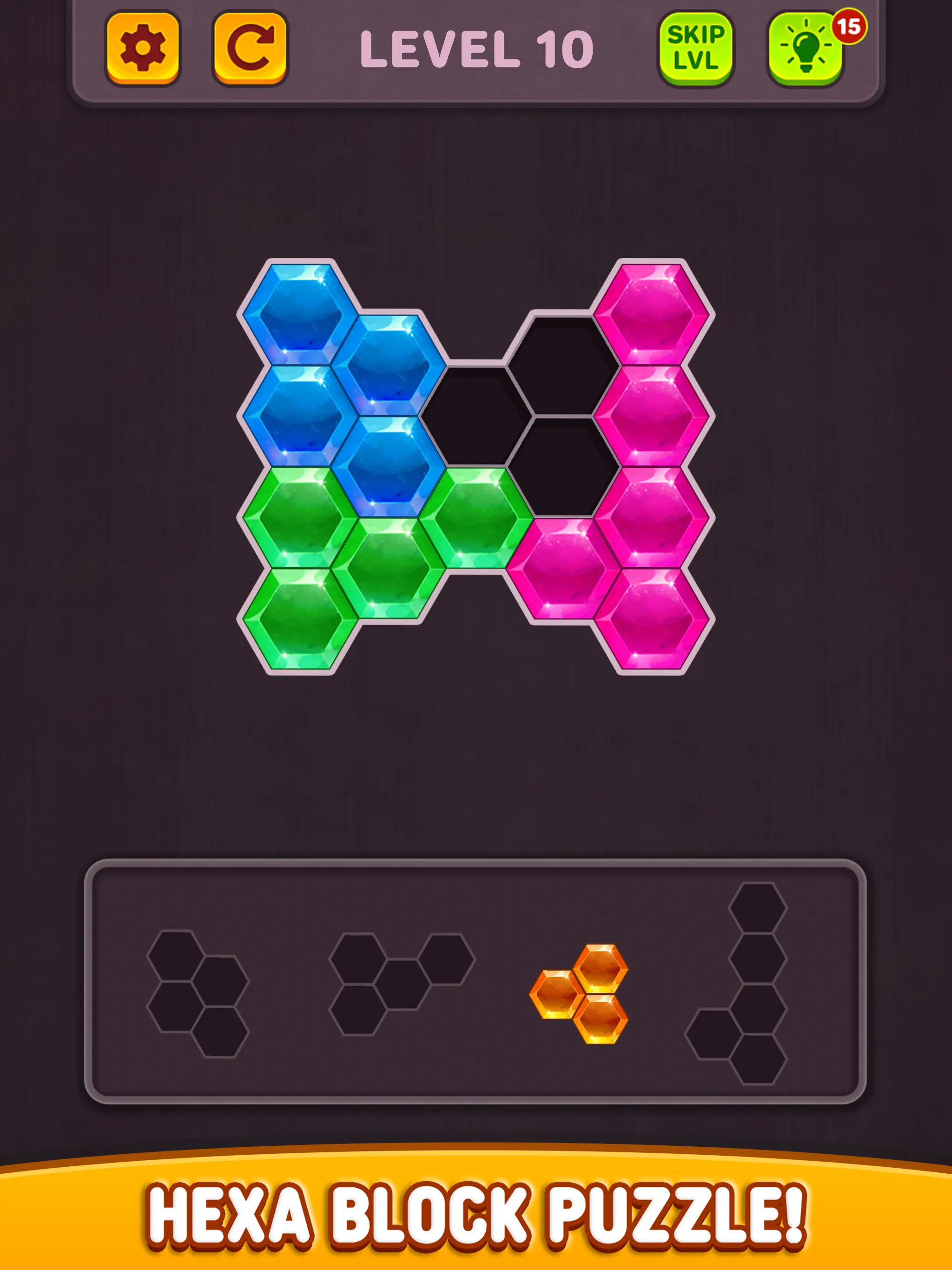 Hexa Block Puzzle: Tangram Puz | Indus Appstore | Screenshot