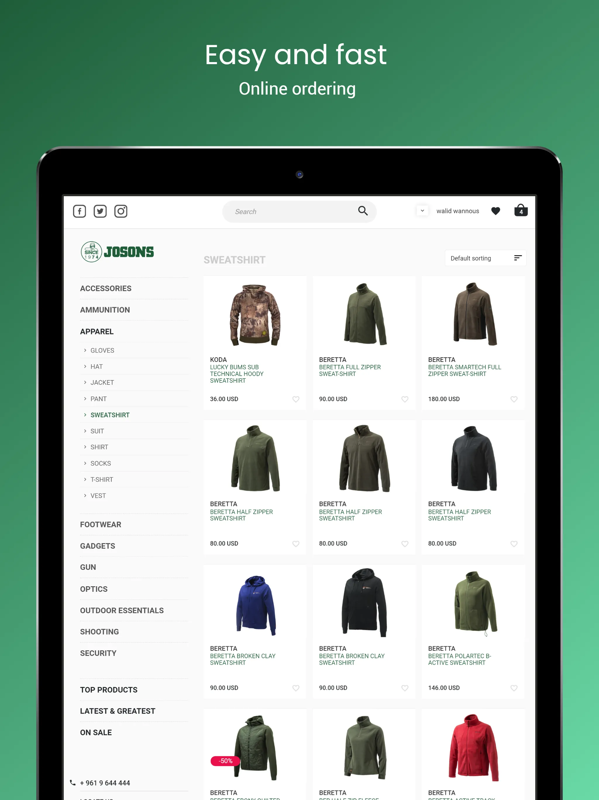 Josons Online Store | Indus Appstore | Screenshot