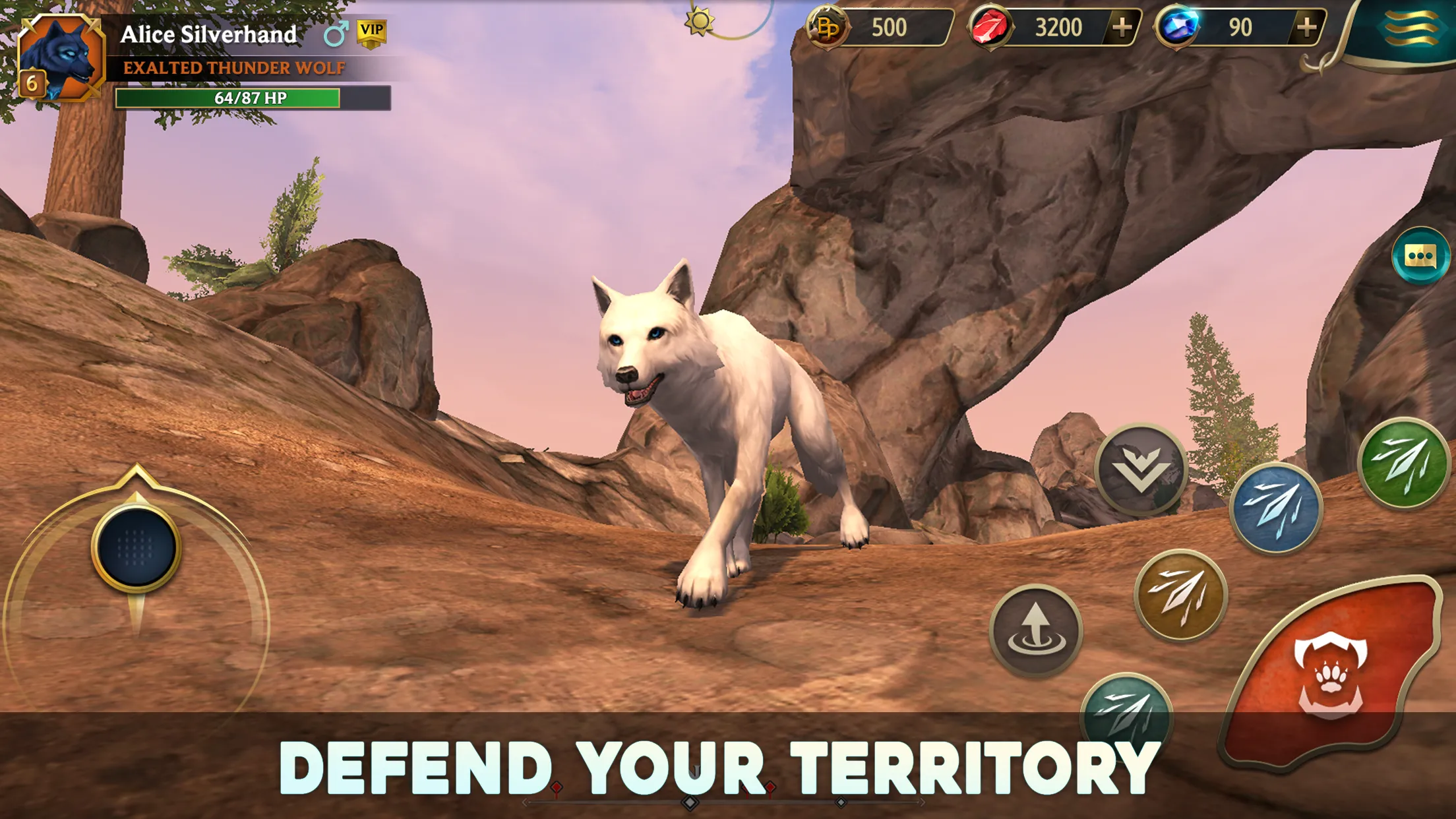 Wolf Tales - Wild Animal Sim | Indus Appstore | Screenshot