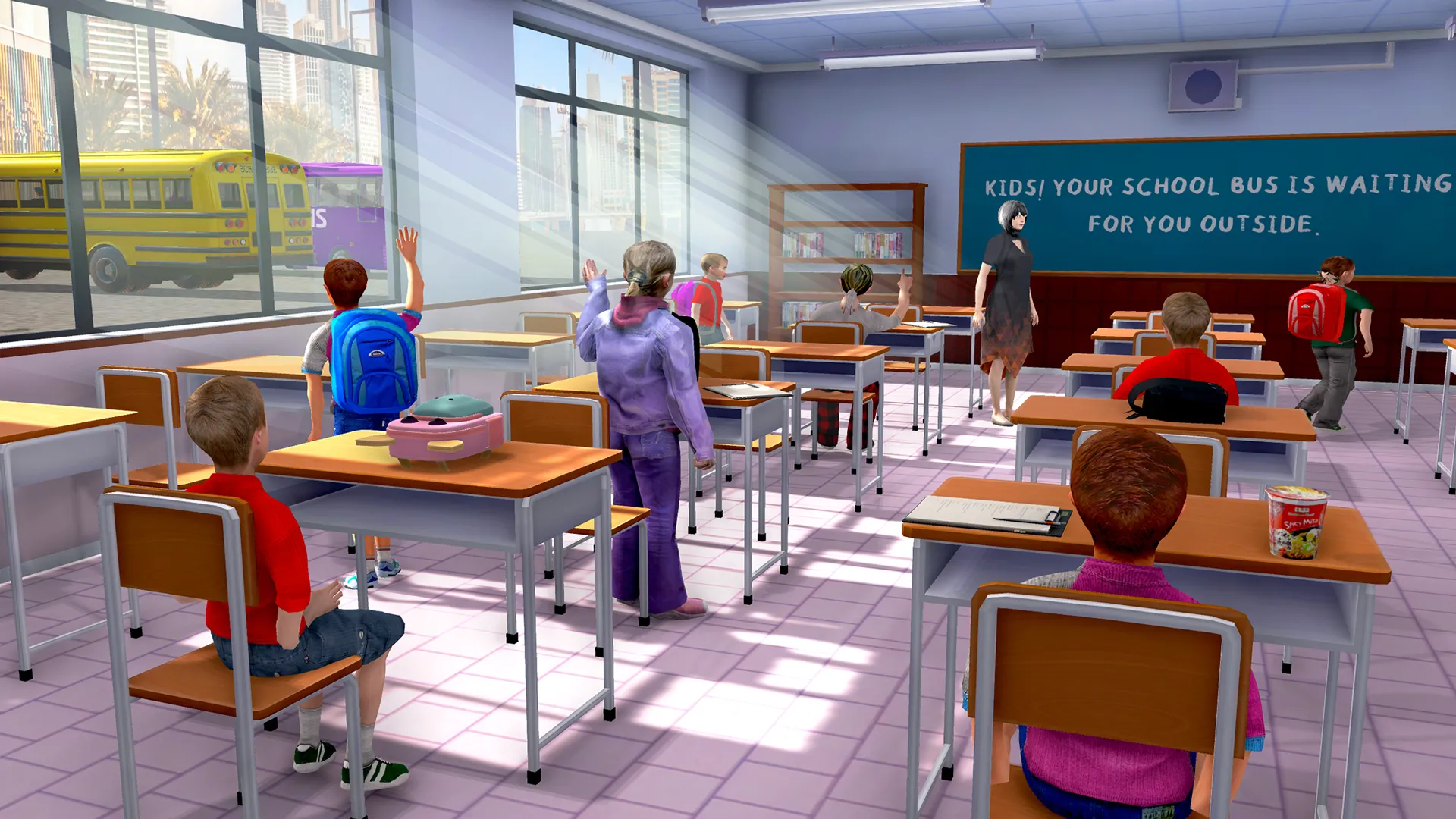 School Bus Coach Driver Games | Indus Appstore | Screenshot