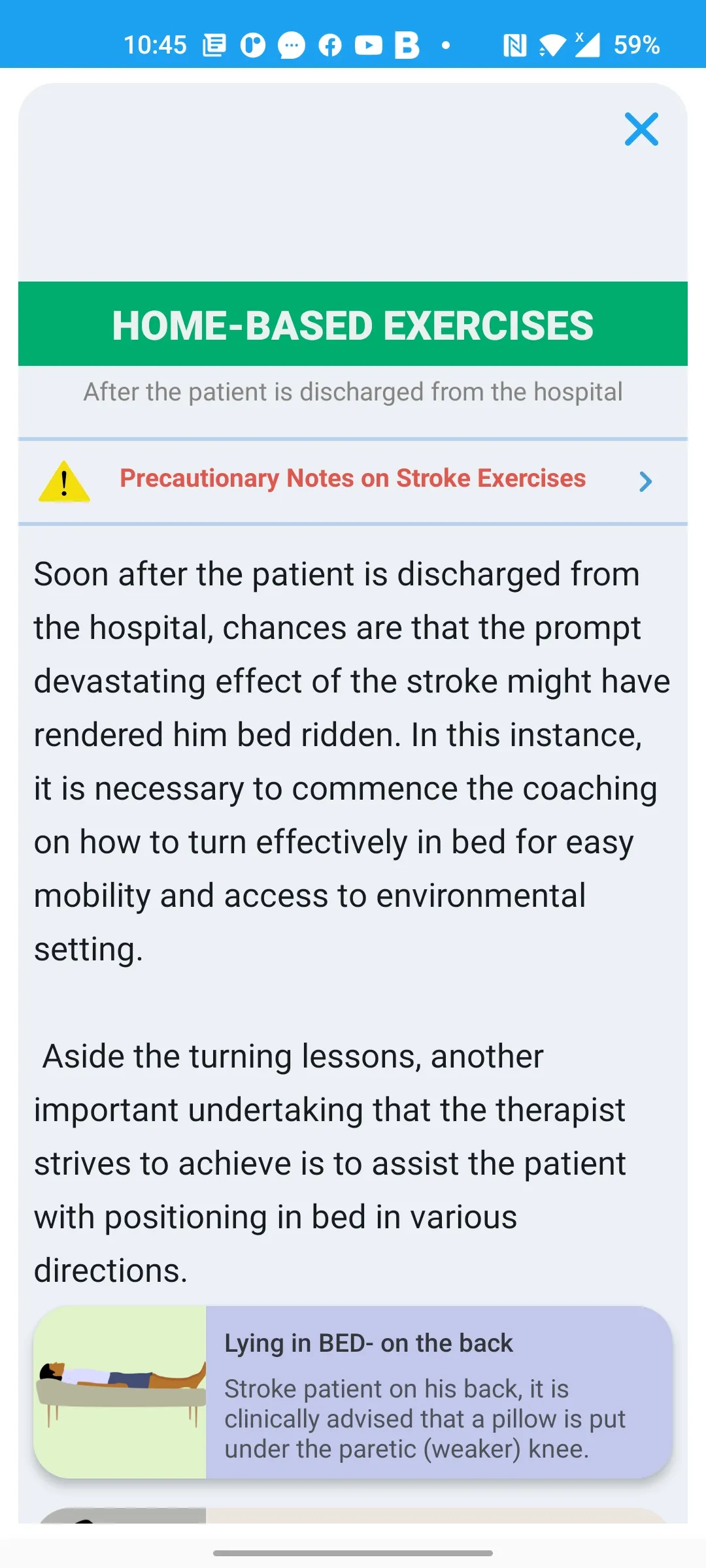 Hope After Stroke | Indus Appstore | Screenshot