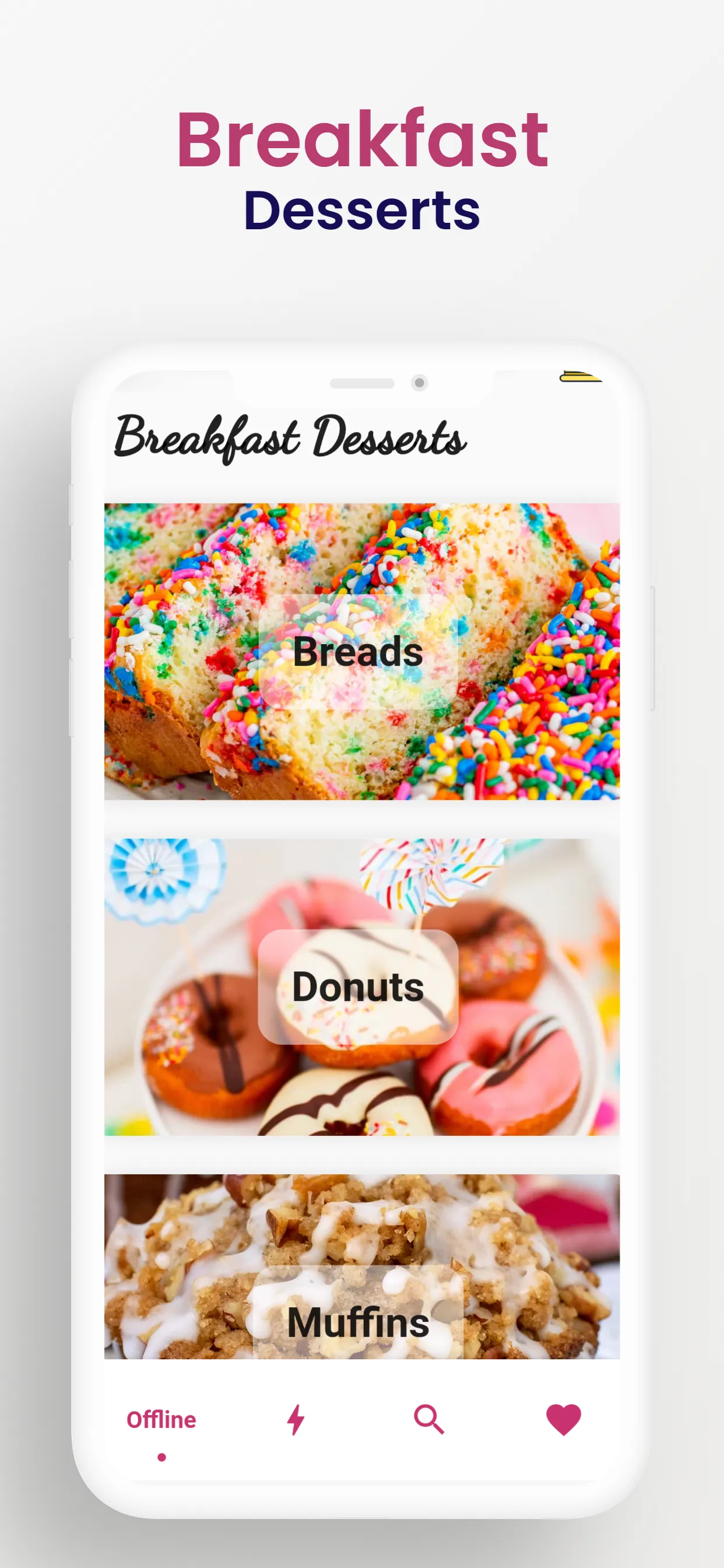 Dessert Recipes Offline | Indus Appstore | Screenshot