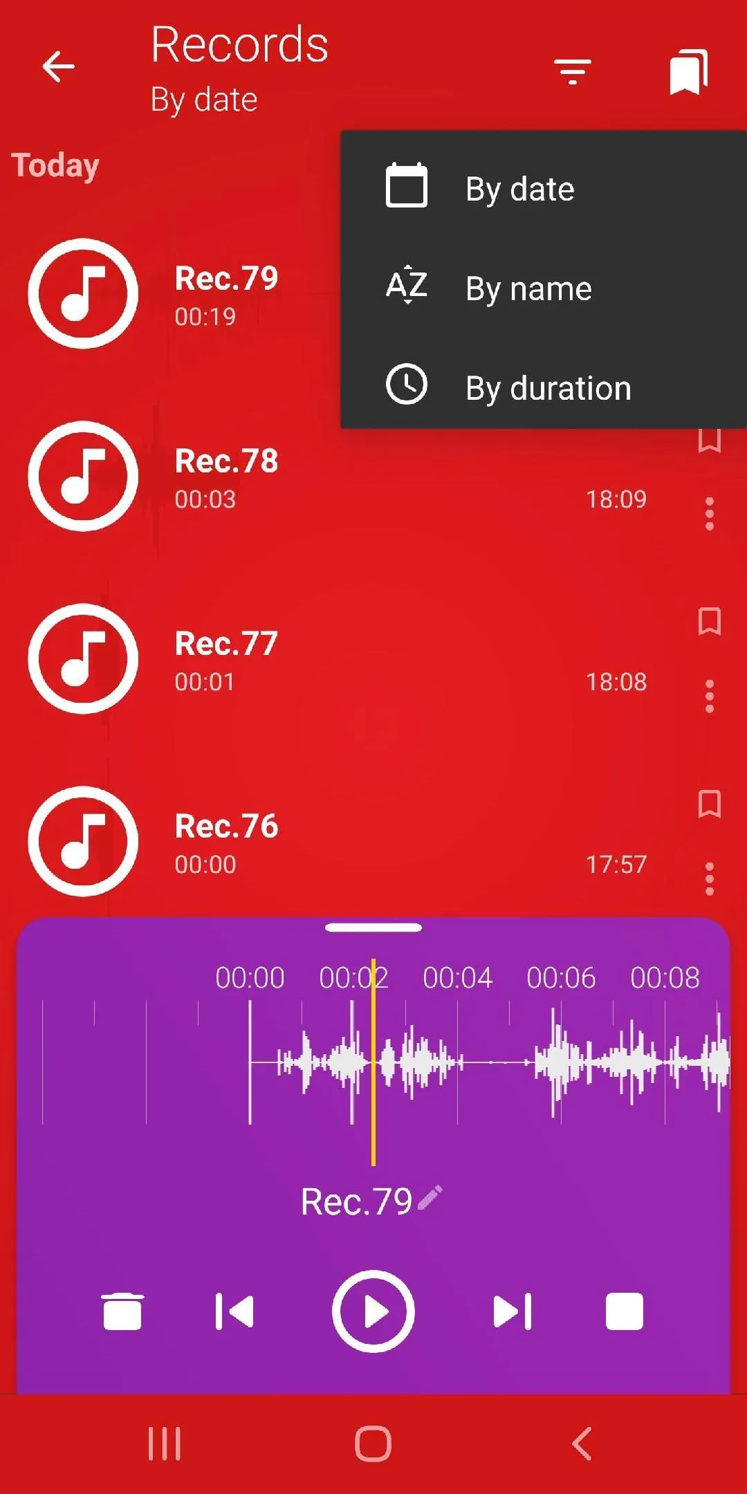 Voice Recorder | Indus Appstore | Screenshot