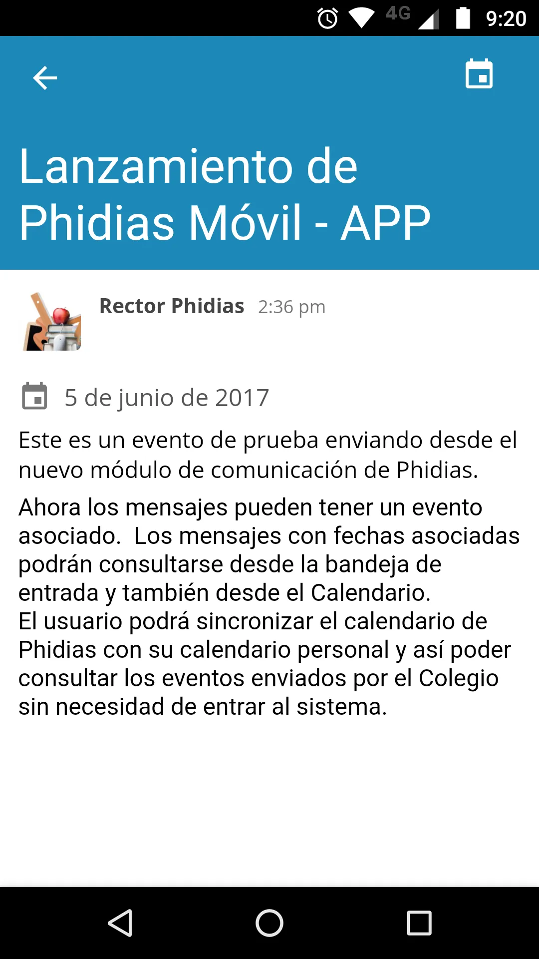 Colegio Estudio | Indus Appstore | Screenshot