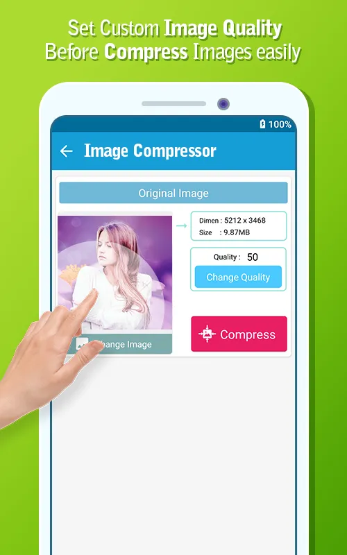 Photo Compressor Image Resizer | Indus Appstore | Screenshot