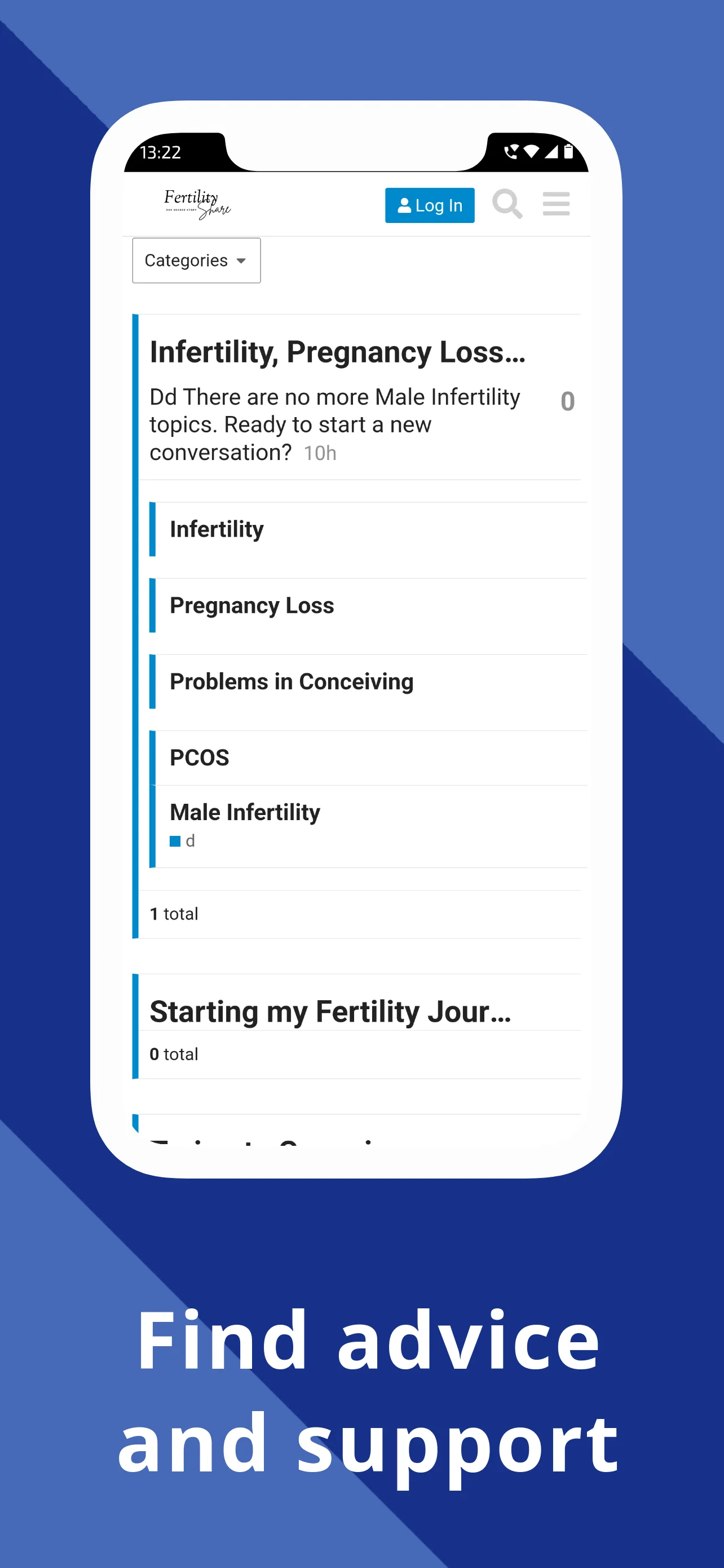 FertilityShare : TTC Community | Indus Appstore | Screenshot