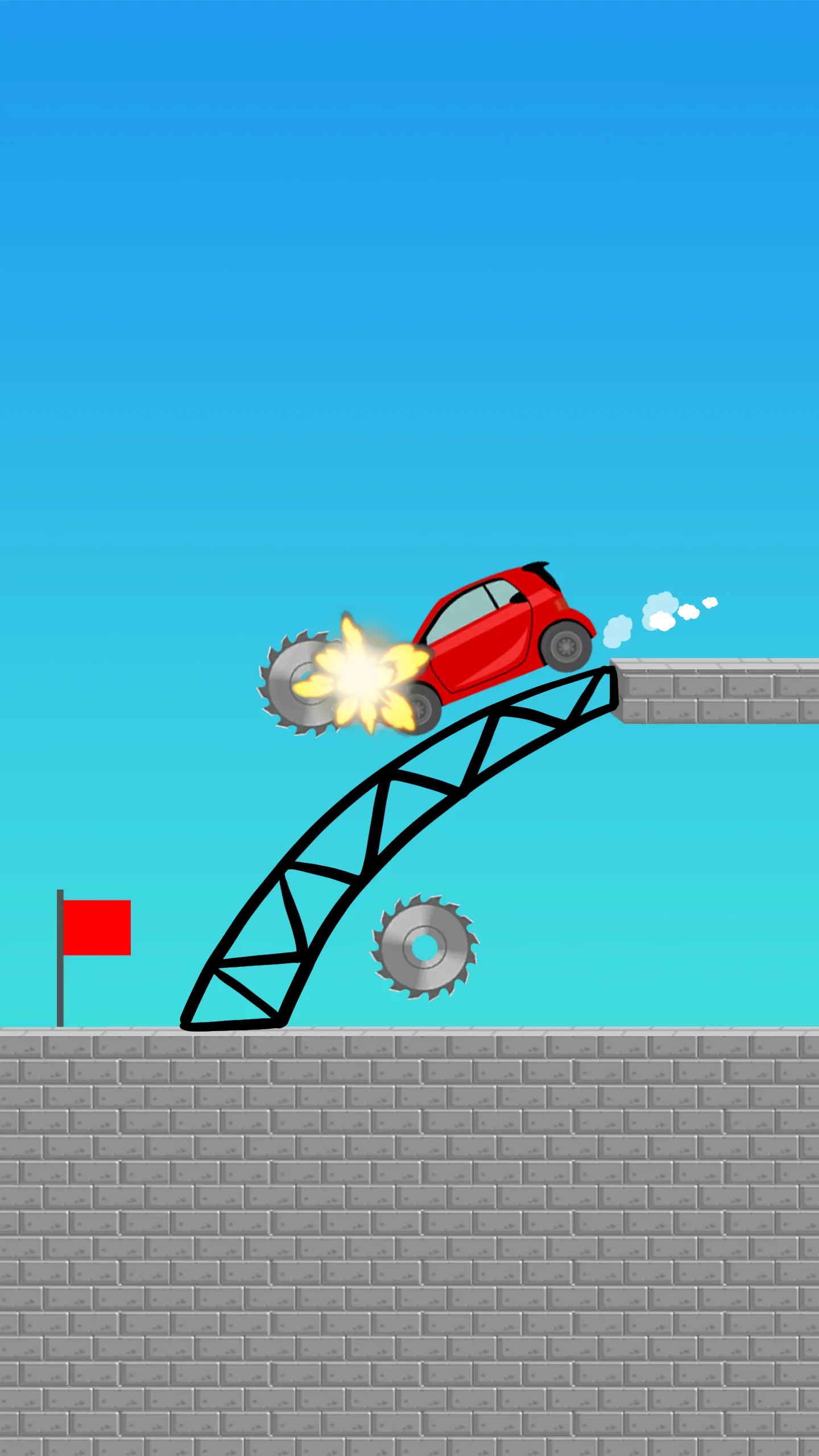 Draw Bridge Puzzle: Brain Game | Indus Appstore | Screenshot