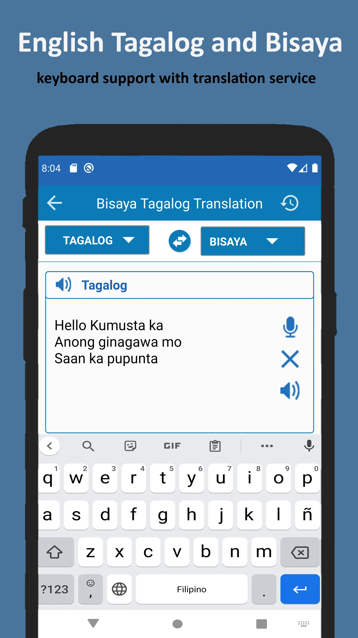 Bisaya Tagalog Translator | Indus Appstore | Screenshot