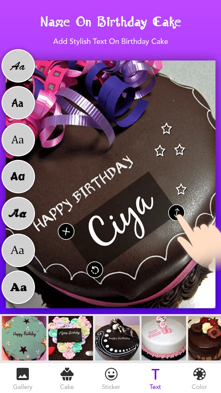 Name On Cake | Indus Appstore | Screenshot