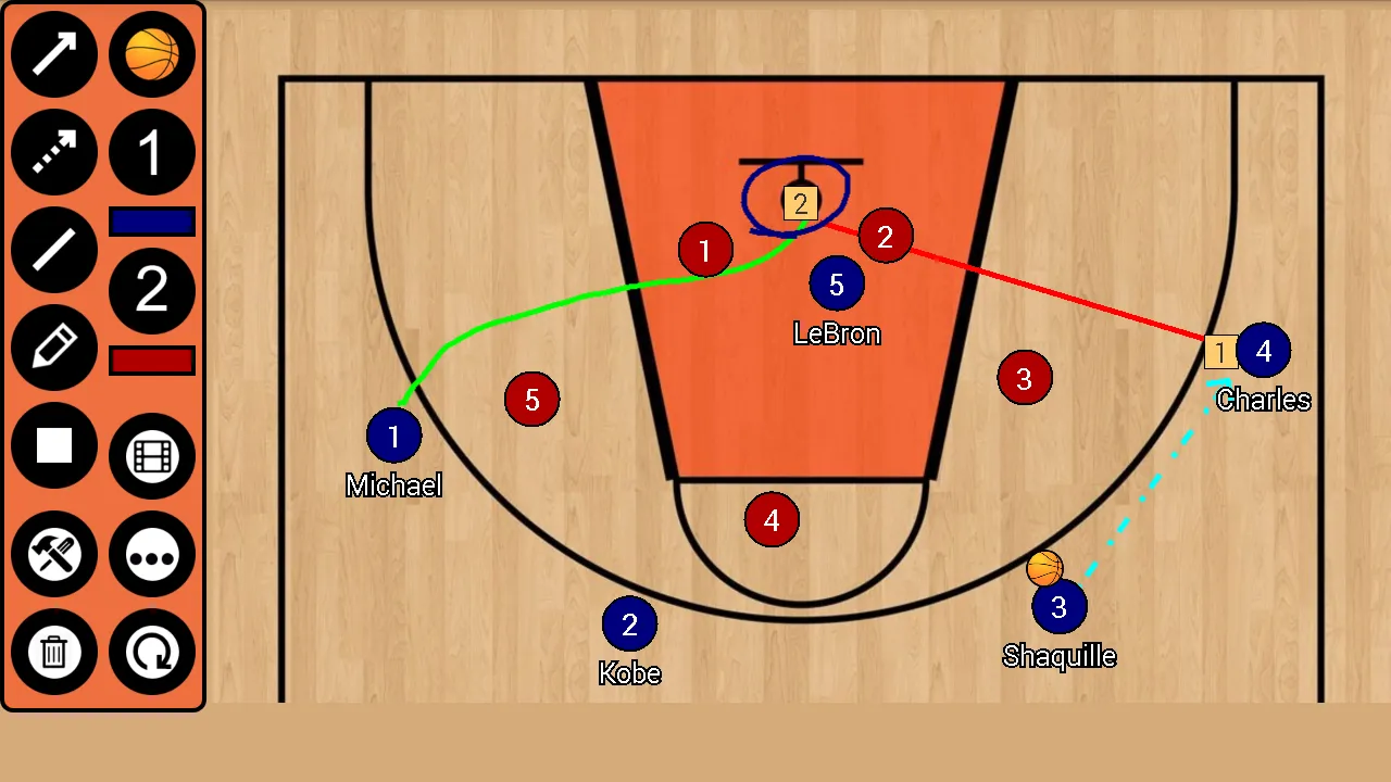 Basketball Tactic Board | Indus Appstore | Screenshot