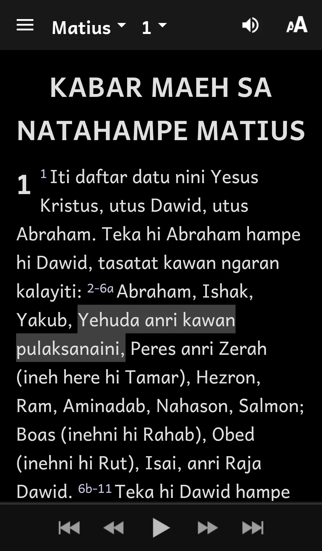 Dayak Ma'anyan Bible | Indus Appstore | Screenshot