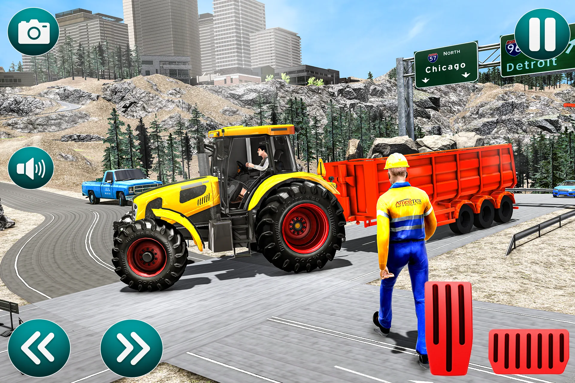 US Farming Tractor Cargo Games | Indus Appstore | Screenshot