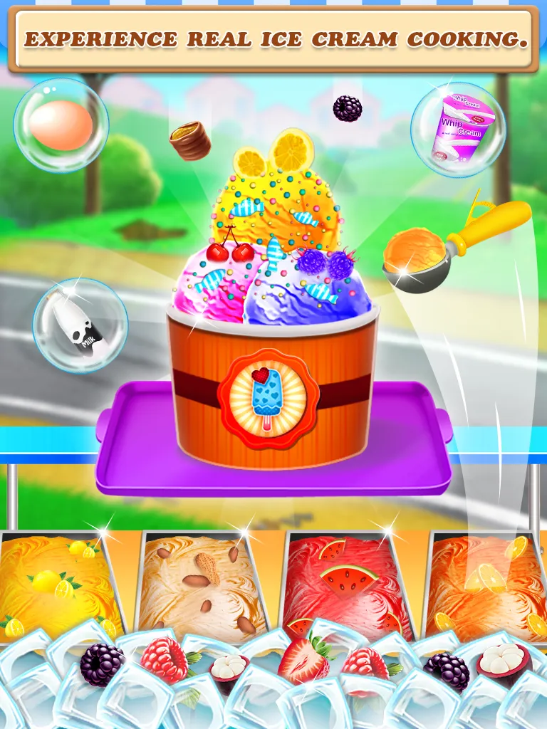 Street Ice Cream Shop Game | Indus Appstore | Screenshot