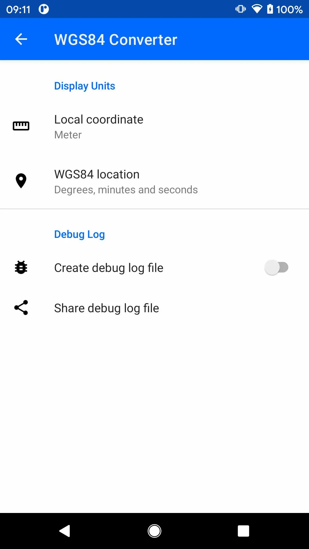 WGS84 Converter | Indus Appstore | Screenshot