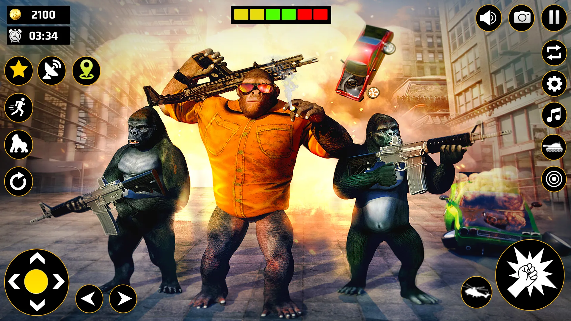 Gorilla Smash City Attack Game | Indus Appstore | Screenshot