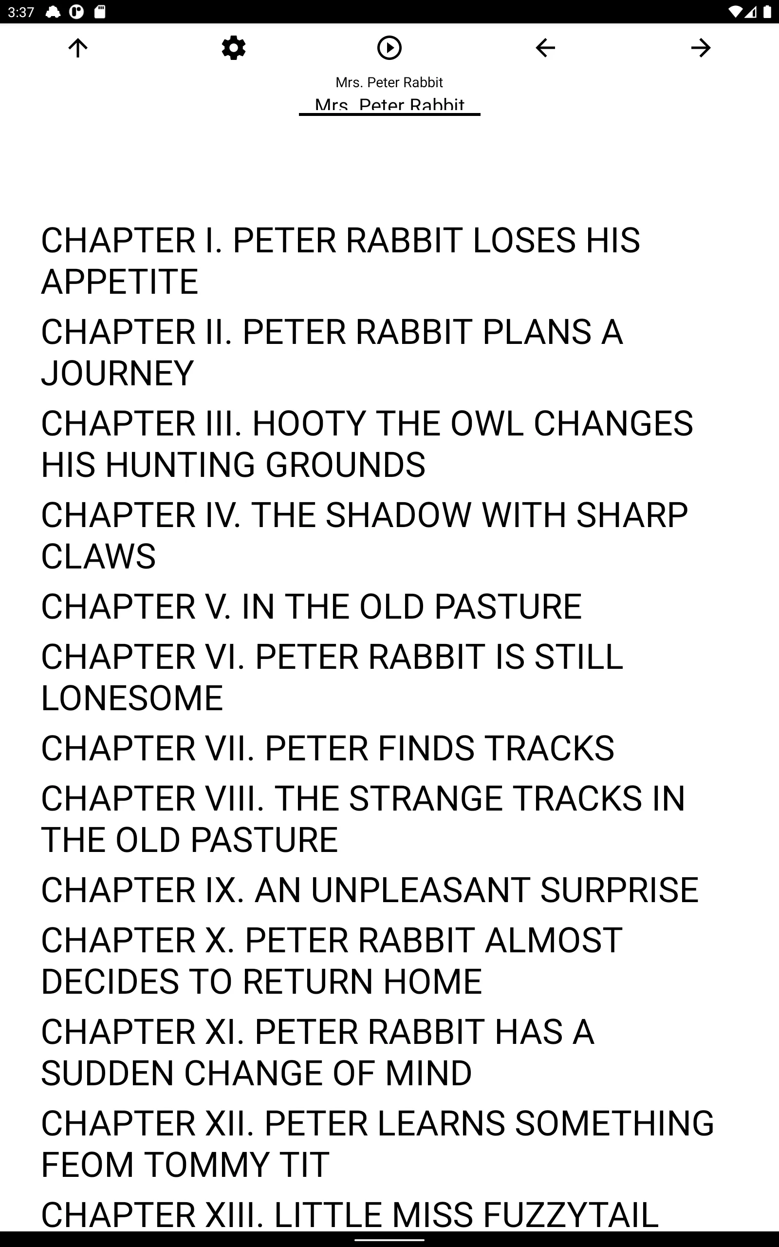 Book, Mrs. Peter Rabbit | Indus Appstore | Screenshot