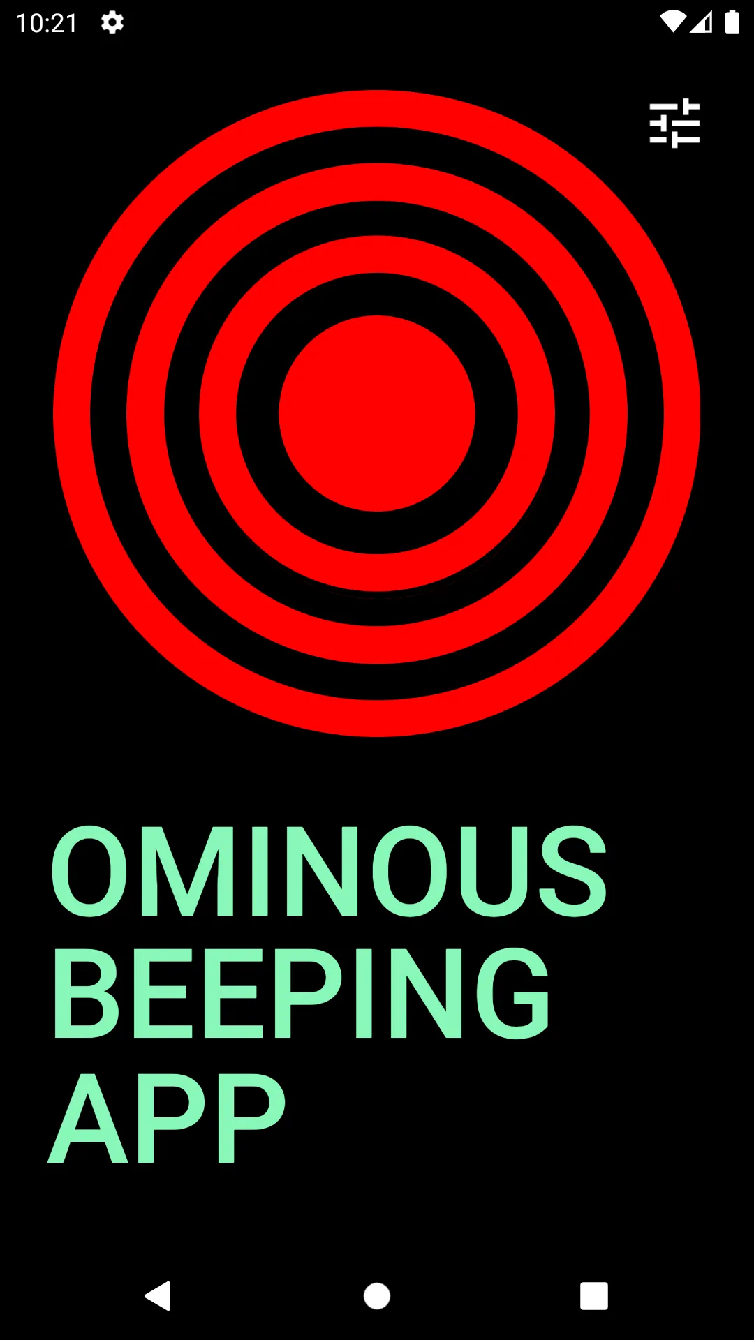 Ominous Beeping App | Indus Appstore | Screenshot