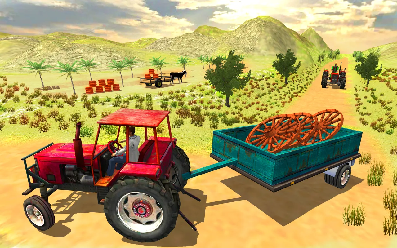 3D Tractor Trolley Farming Sim | Indus Appstore | Screenshot