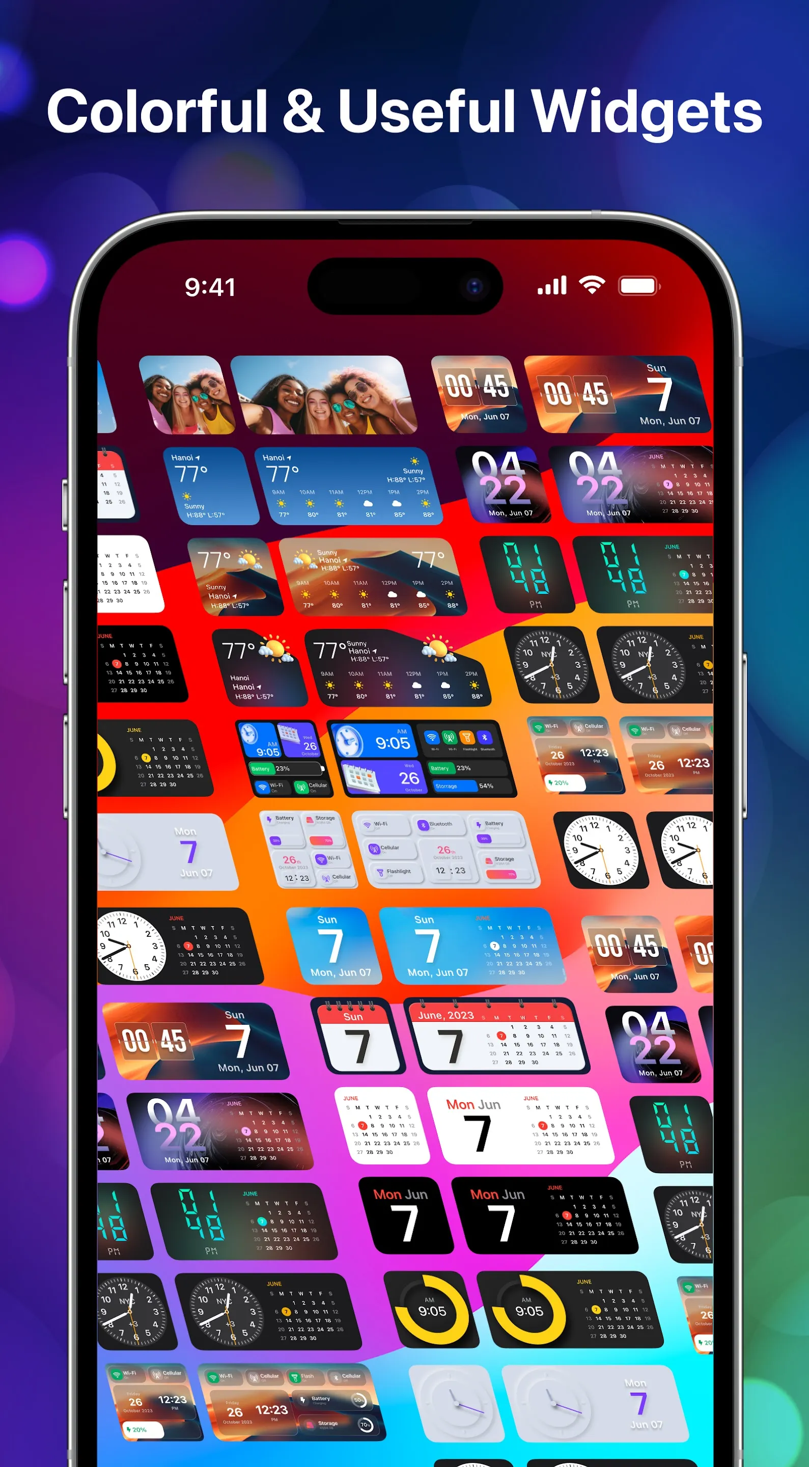 OS 17 Widgets and Themes | Indus Appstore | Screenshot