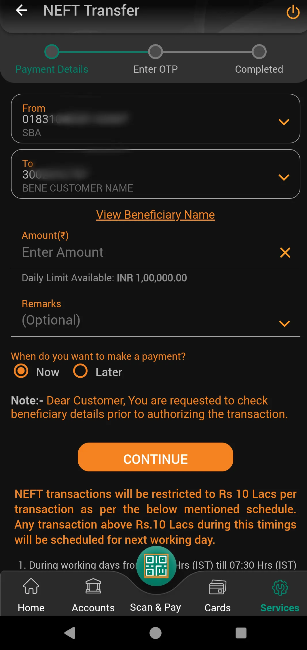 IDBI Bank GO Mobile+ | Indus Appstore | Screenshot