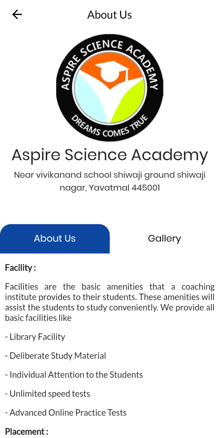 Aspire Science Academy | Indus Appstore | Screenshot