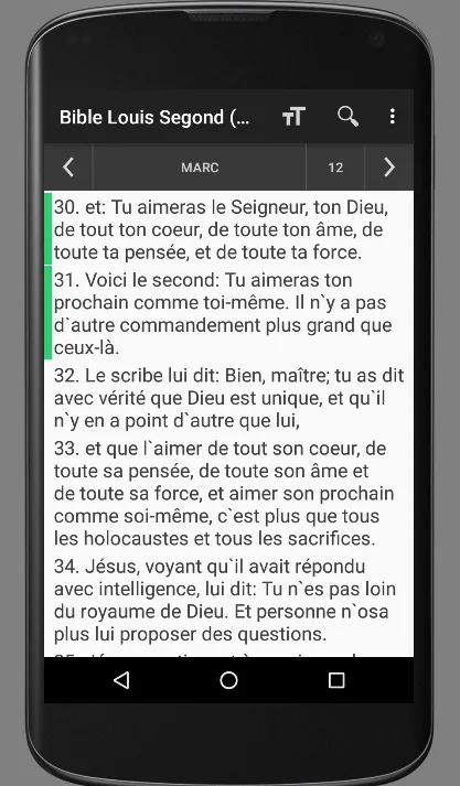 French Louis Segond Bible | Indus Appstore | Screenshot