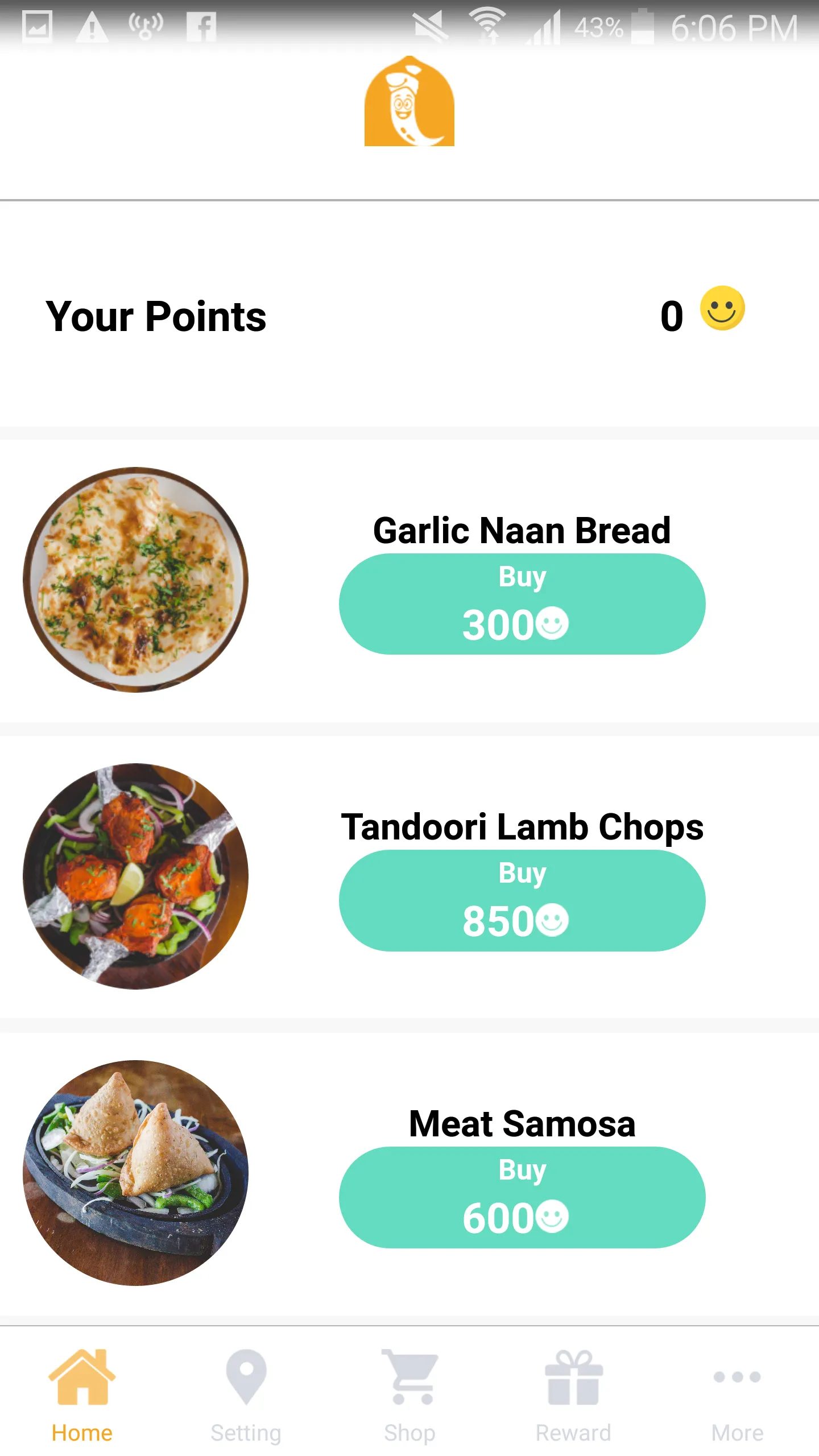 Punjab Curry Club | Indus Appstore | Screenshot