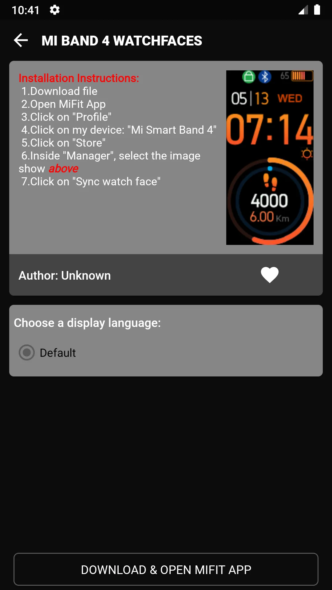 Tool Mi Band 4 WatchFace | Indus Appstore | Screenshot