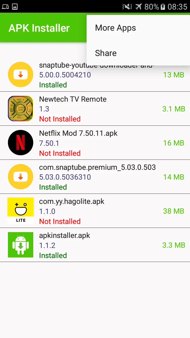 APK Installer | Indus Appstore | Screenshot