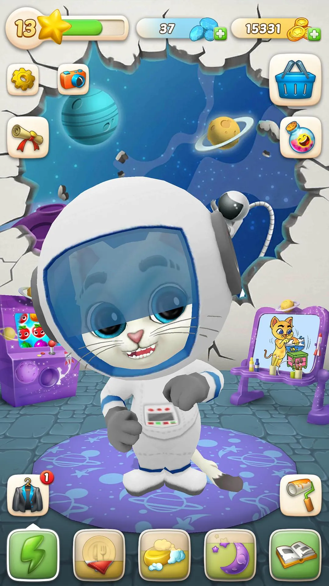 Oscar the Cat - Virtual Pet | Indus Appstore | Screenshot