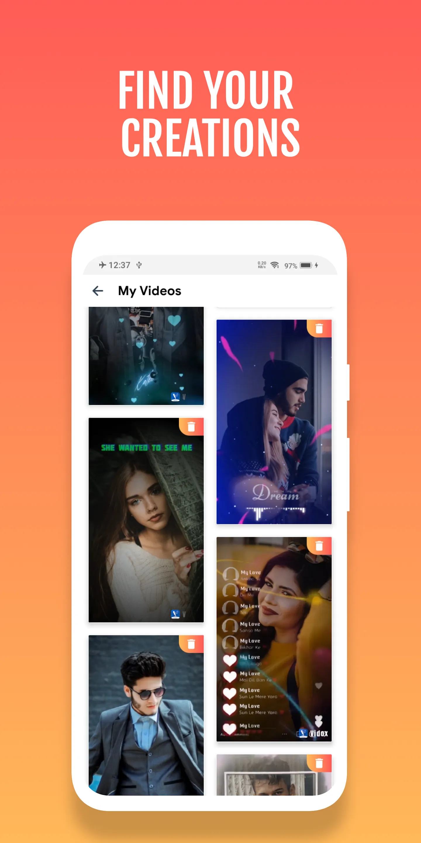 vStory - Photo to Video Status | Indus Appstore | Screenshot