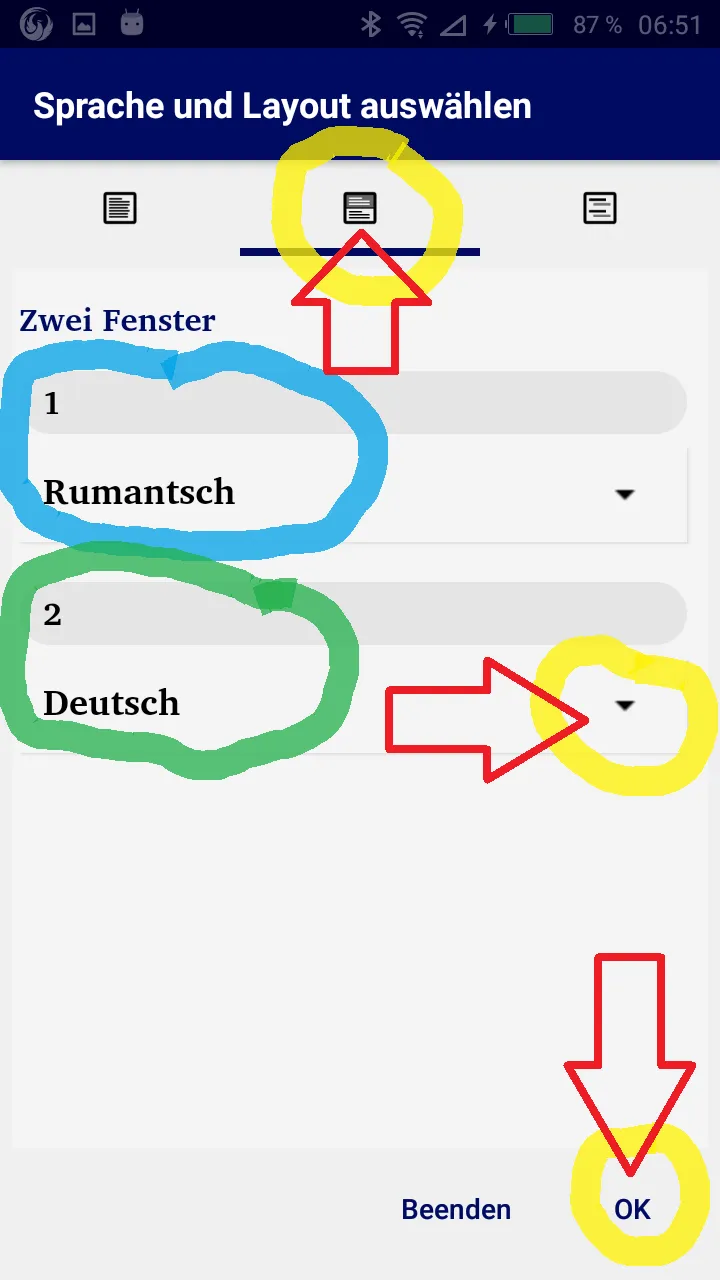 Rumantsch ladin Deutsch Eng Fr | Indus Appstore | Screenshot