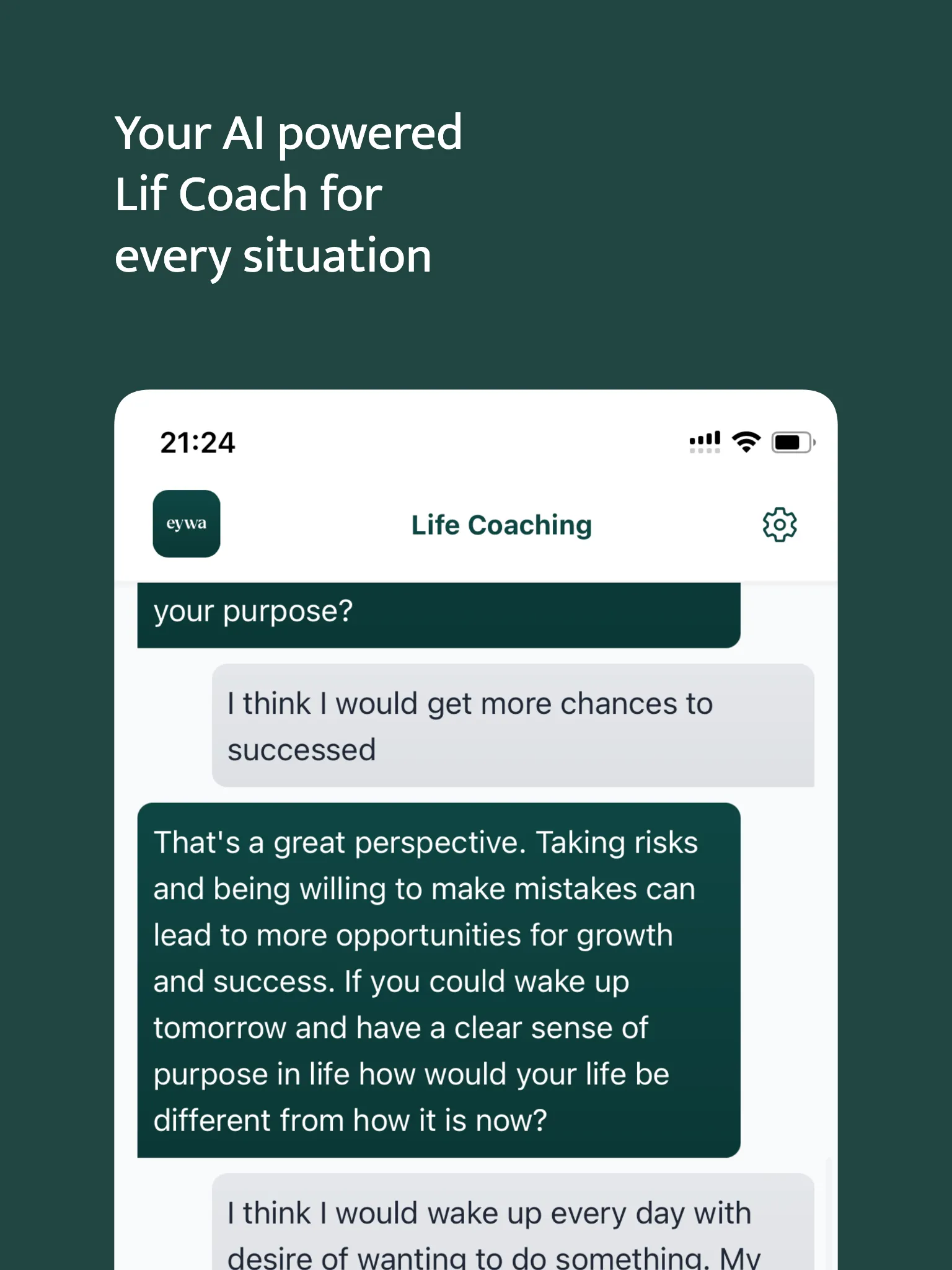 Eywa AI: Coach & Mindfulness | Indus Appstore | Screenshot