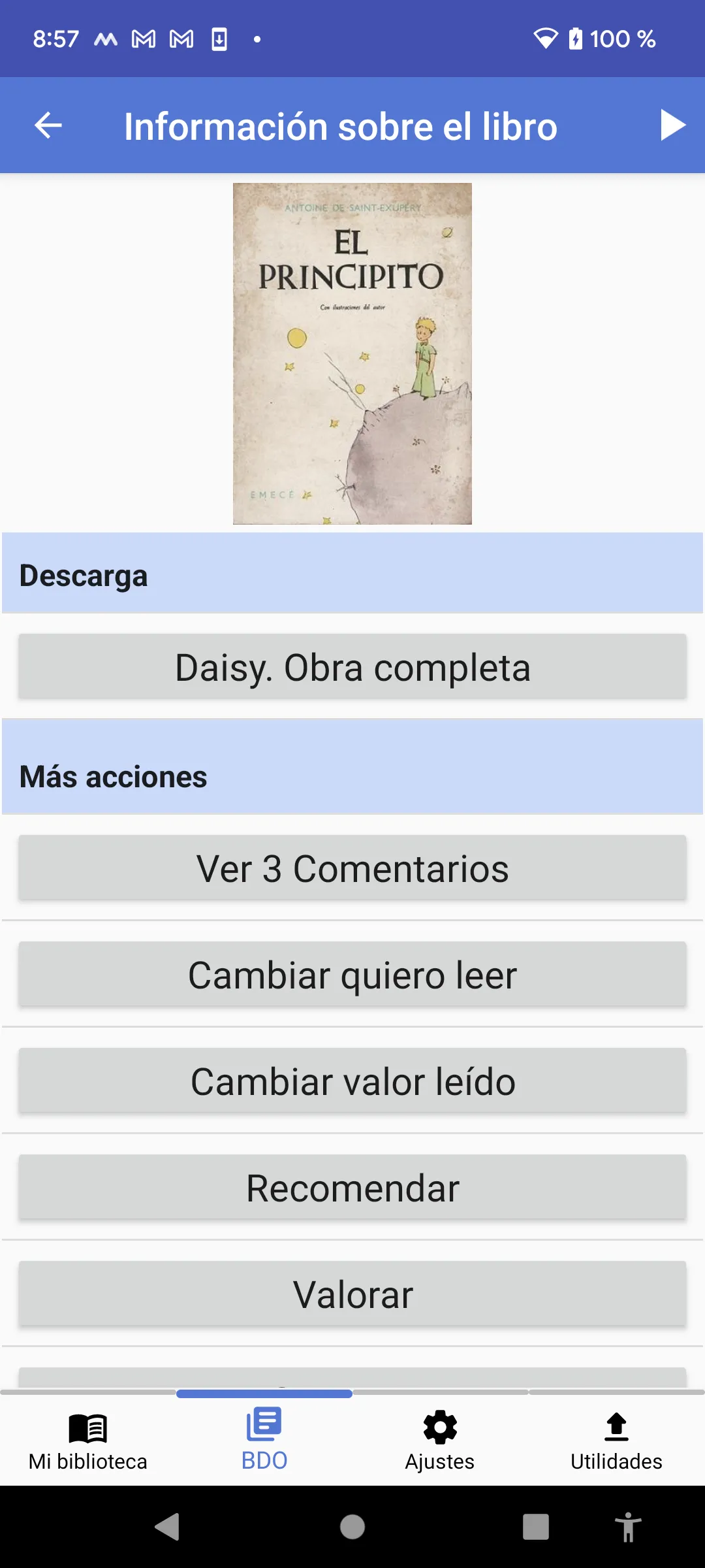 Gestor ONCE libros digitales | Indus Appstore | Screenshot