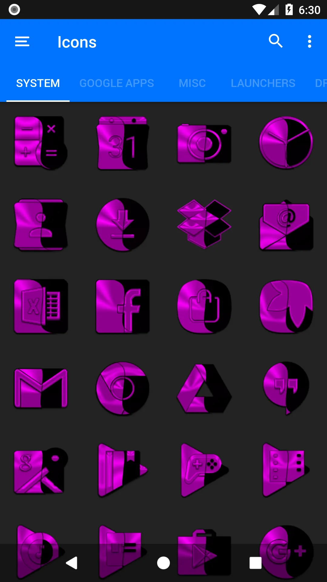 Wicked Magenta Icon Pack | Indus Appstore | Screenshot