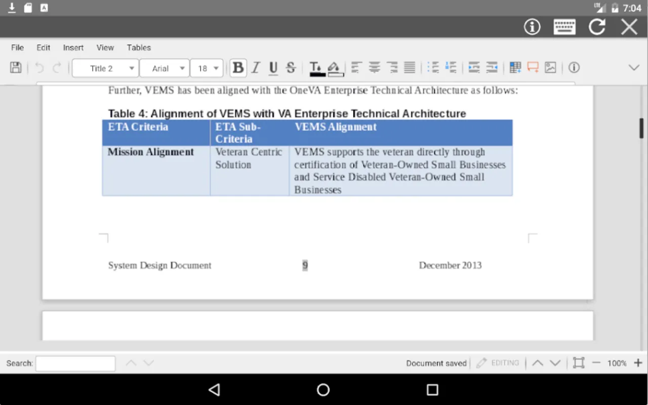 AndrOffice editor DOC XLS PPT | Indus Appstore | Screenshot