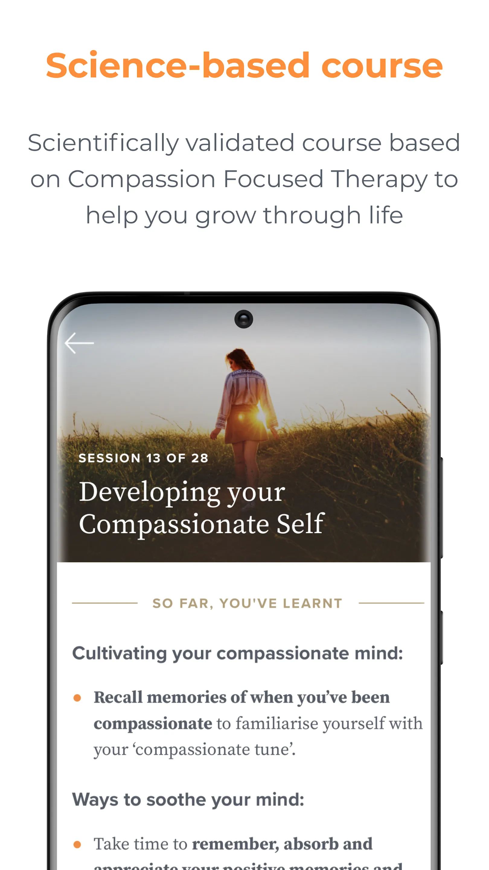 The Self Compassion App | Indus Appstore | Screenshot