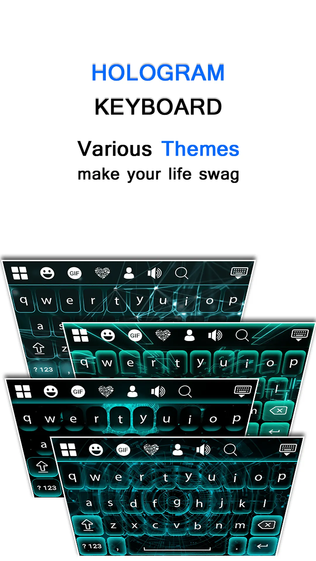 Hologram Keyboard | Indus Appstore | Screenshot