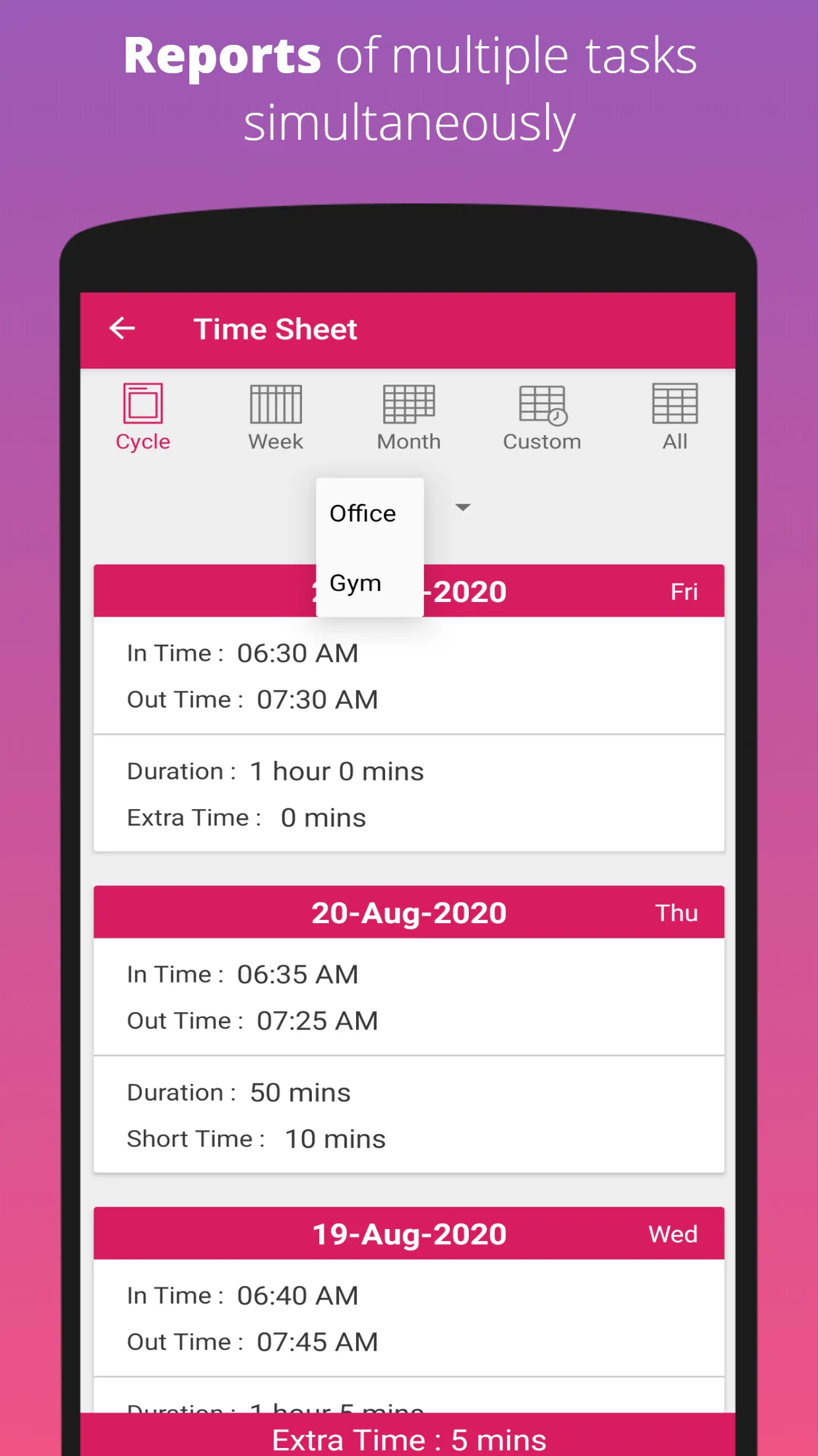 Time Tracker | Indus Appstore | Screenshot