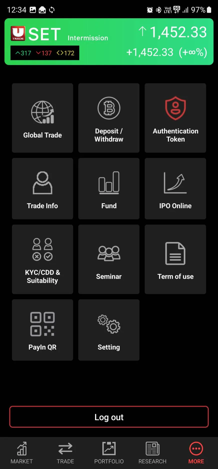 UTRADE TH | Indus Appstore | Screenshot