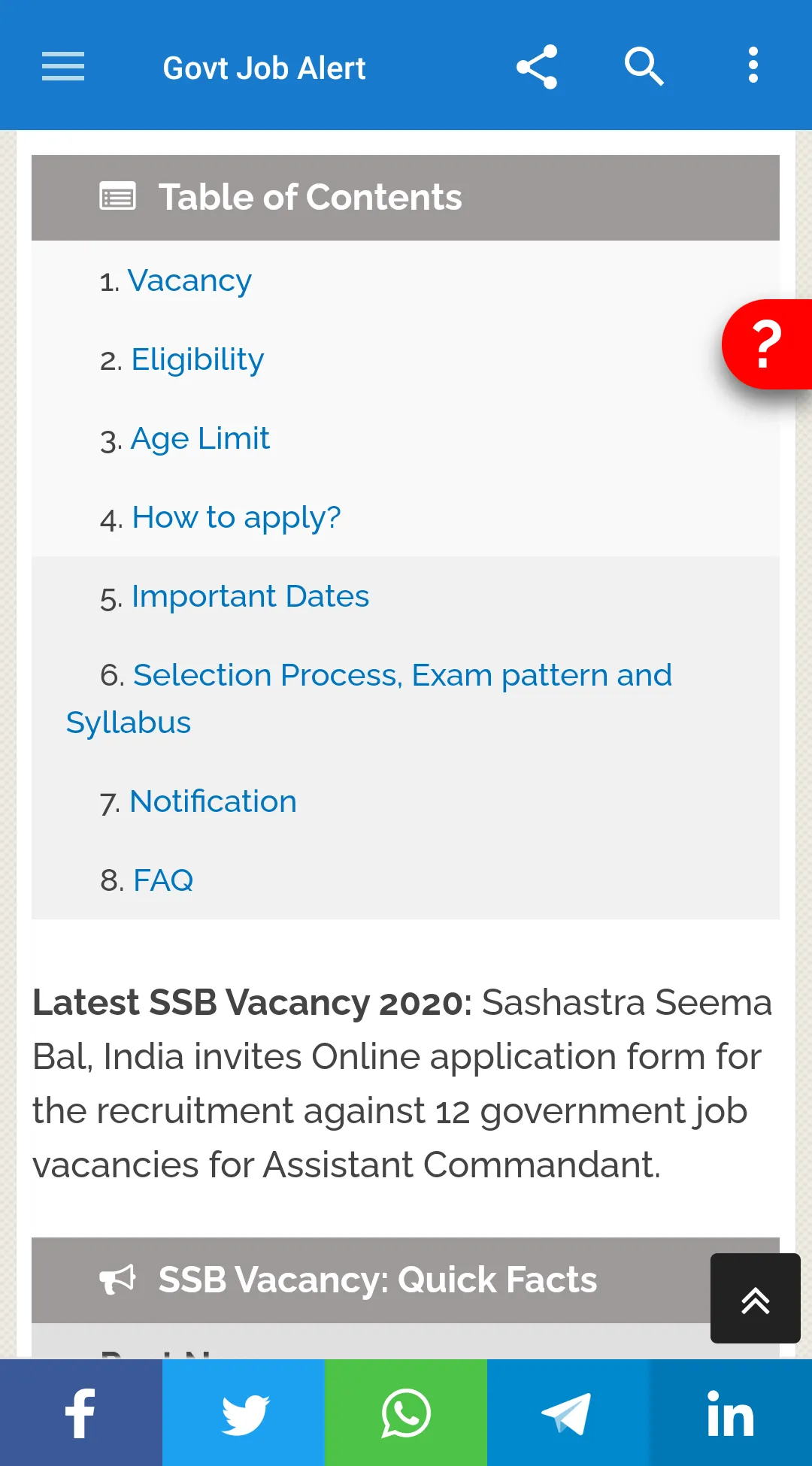Govt Job Alert- Sarkari Naukri | Indus Appstore | Screenshot