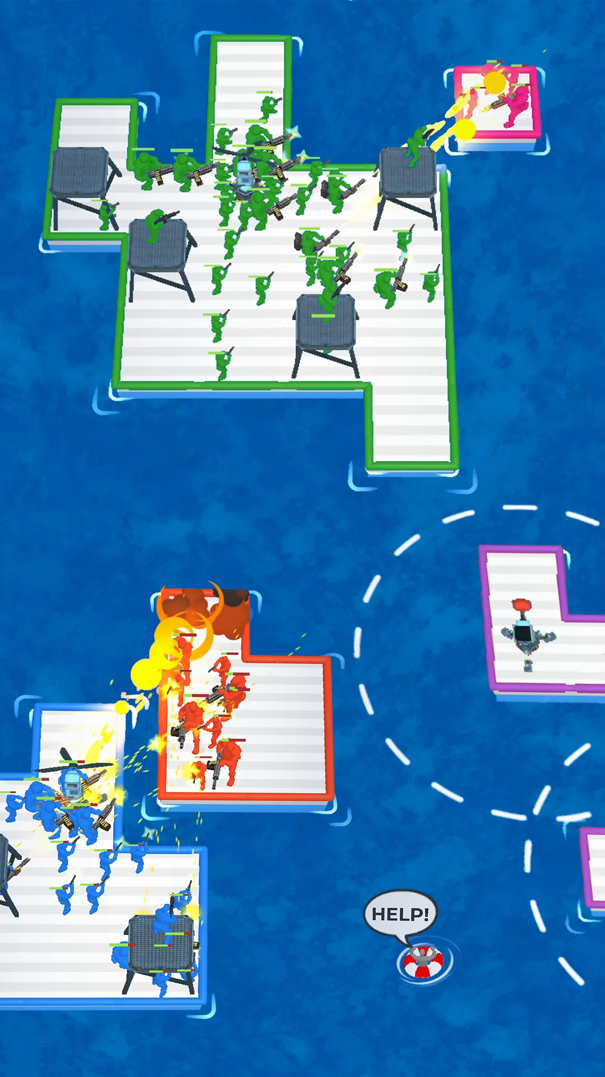 War of Rafts: Crazy Sea Battle | Indus Appstore | Screenshot