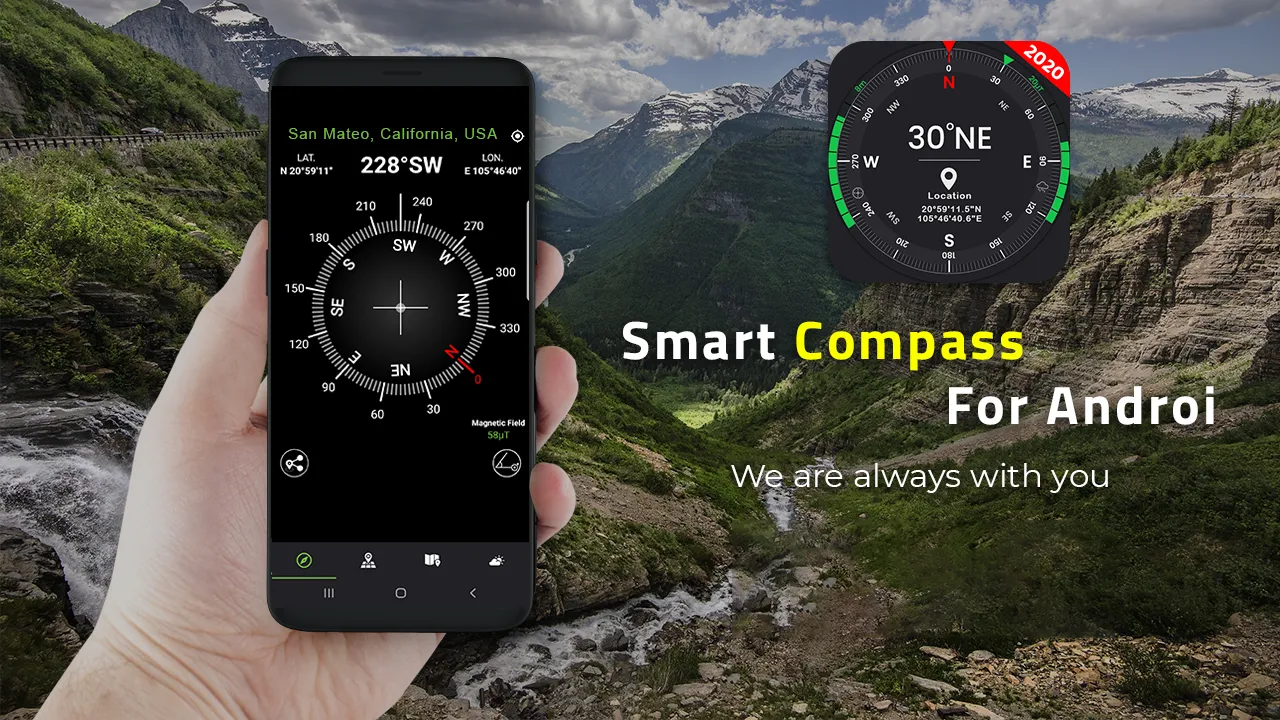 Digital Compass for Android | Indus Appstore | Screenshot