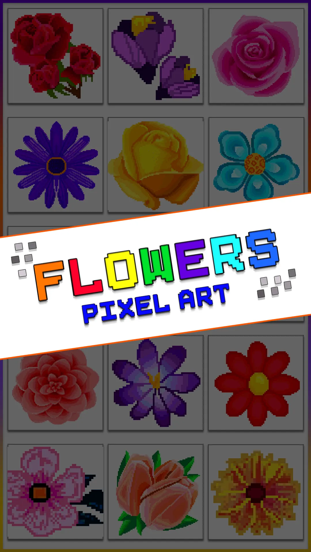 Flowers Pixel Art Coloring | Indus Appstore | Screenshot