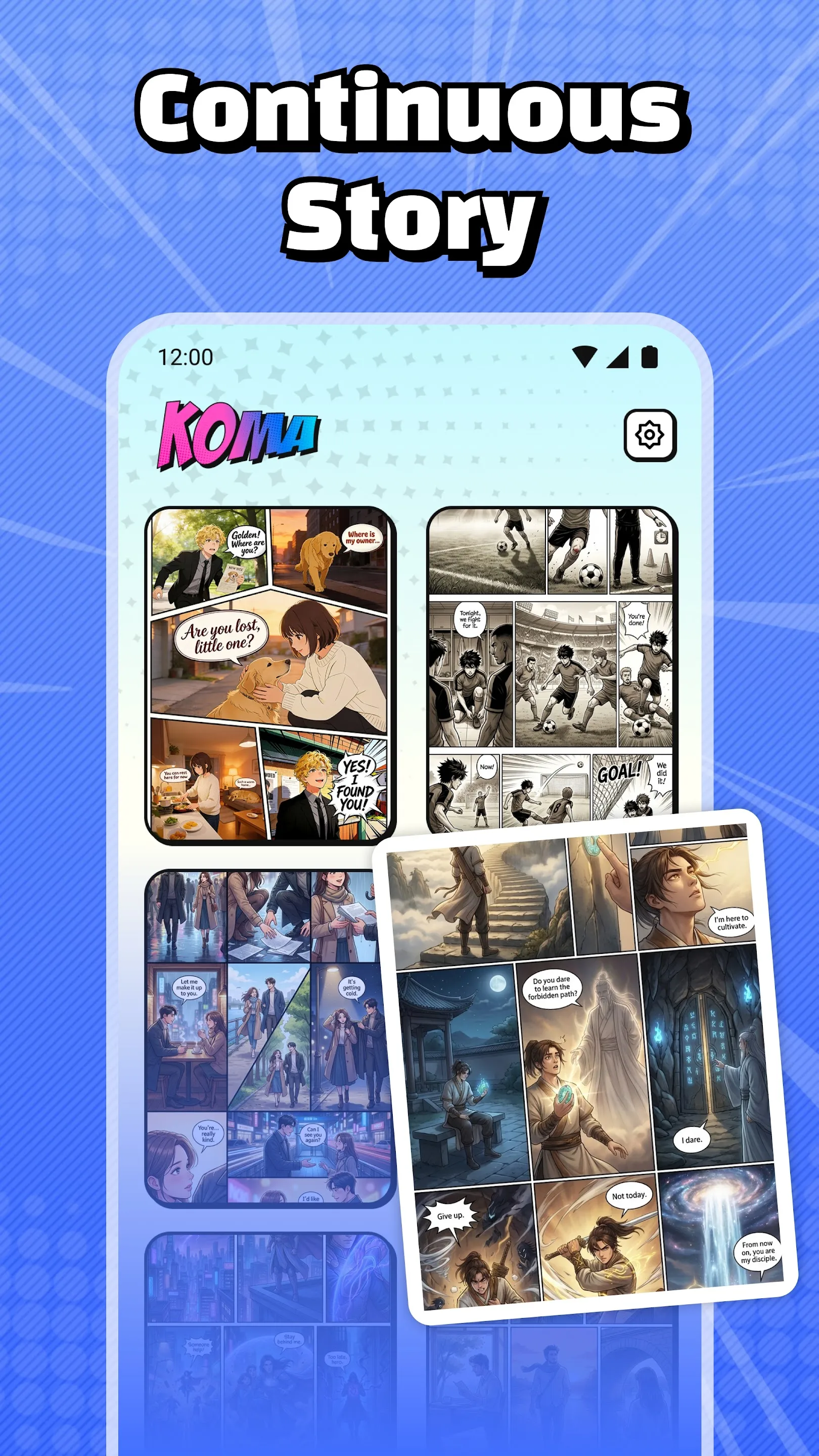 Koma - AI Manga & AI Comics | Indus Appstore | Screenshot