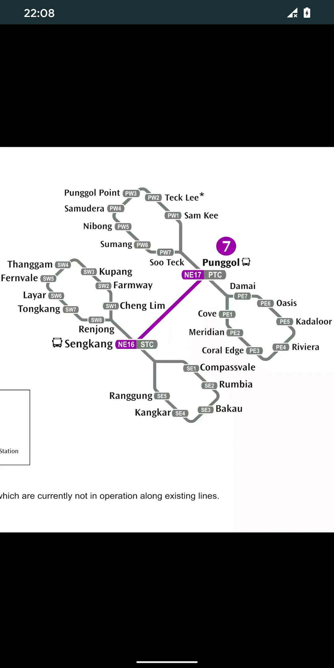 Singapore Metro Map MRT & LRT | Indus Appstore | Screenshot