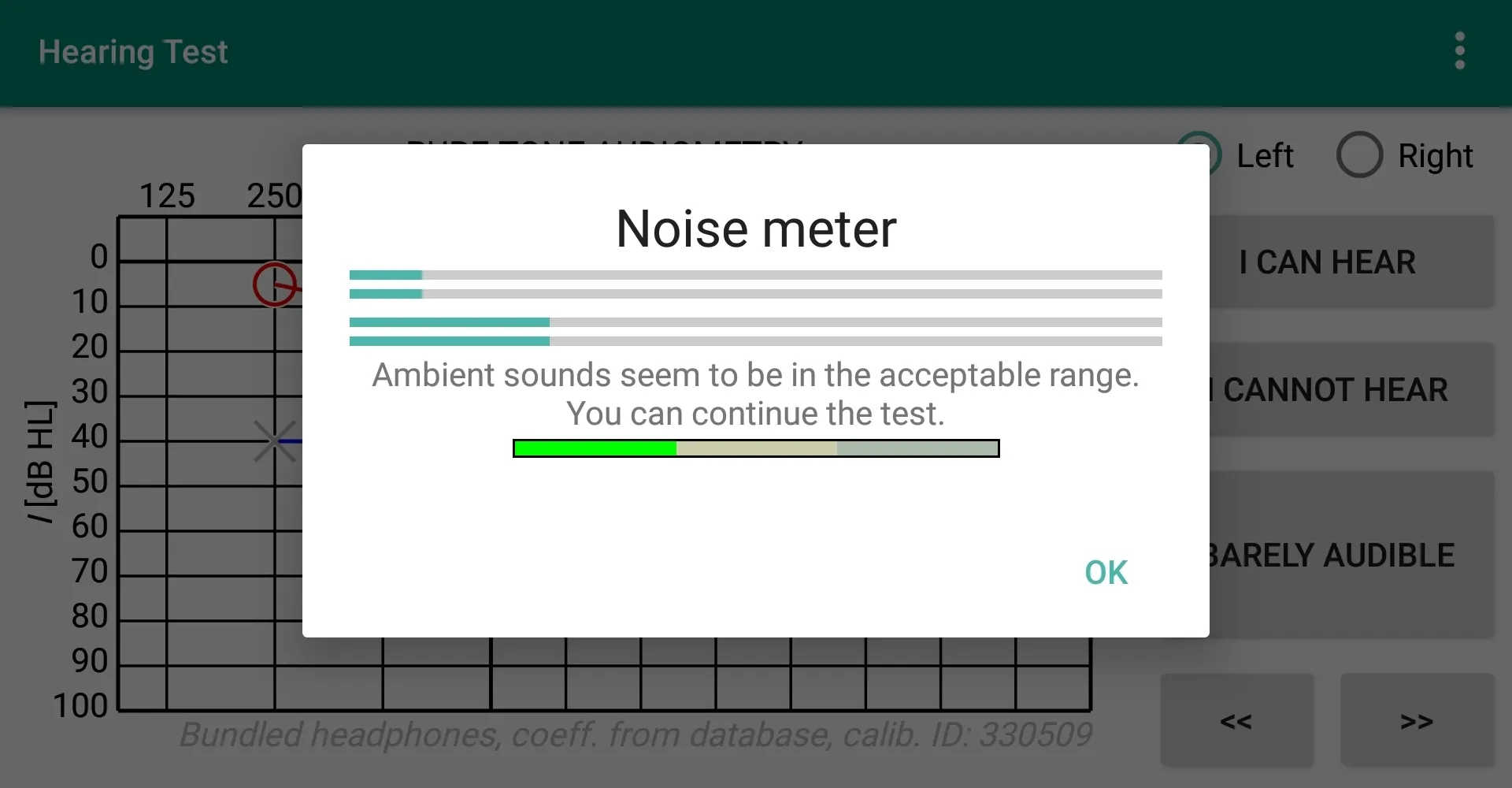 Hearing Test | Indus Appstore | Screenshot