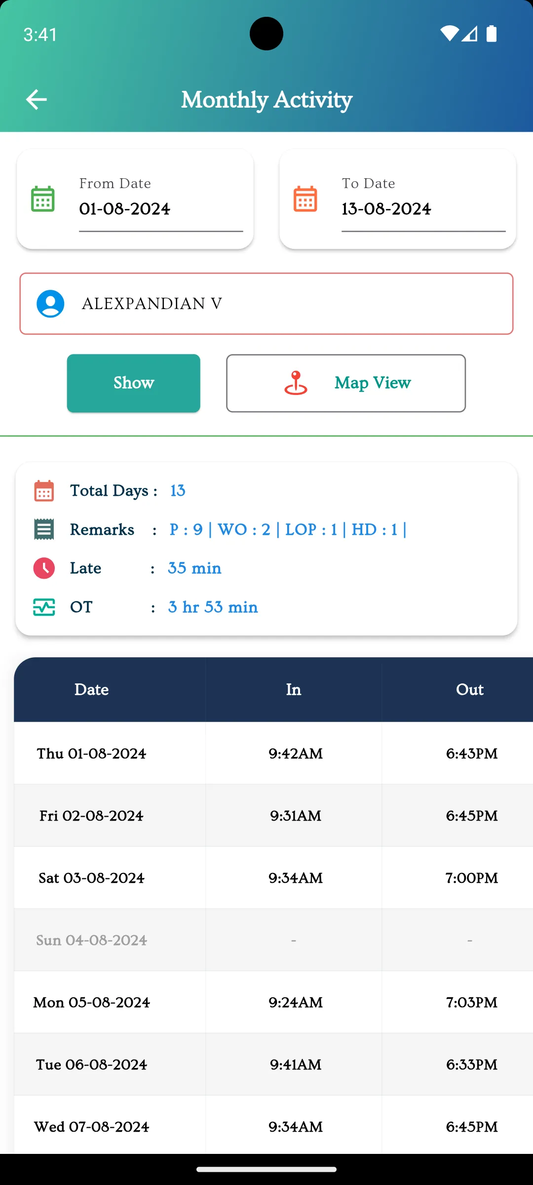 SpiderERP | Indus Appstore | Screenshot